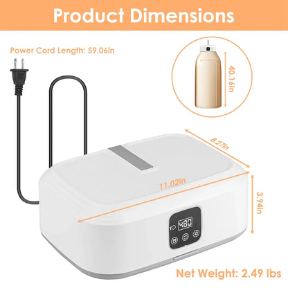 1Pc Portable Clothes Dryer Mini Dryer Foldable Dryer Machine With Timer UV Sterilization 2 Drying Modes Remote Control For Apartment Dorm RV Travel Home - THE MILE MAKER DRIVER SHOP