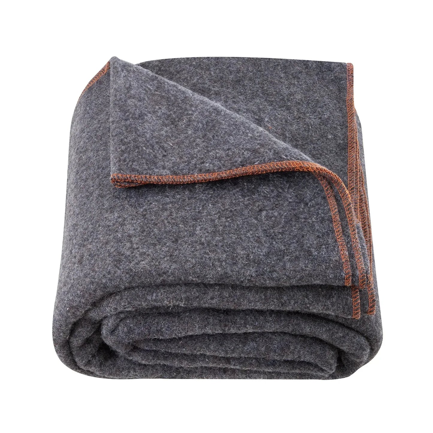 Wool Camping Blanket 64X 88 Warm For Camping Hiking Travel Light Grey - THE MILE MAKER DRIVER SHOP
