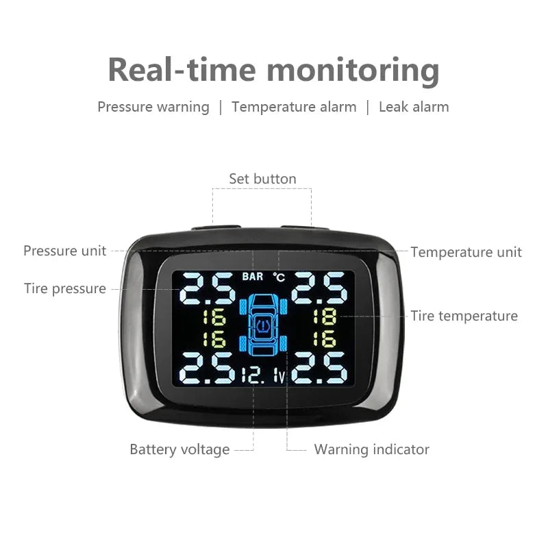 Tire Pressure Monitoring System Sensors Cigarette Lighter USB port Auto Security Alarm Systems Tire Pressure - THE MILE MAKER DRIVER SHOP