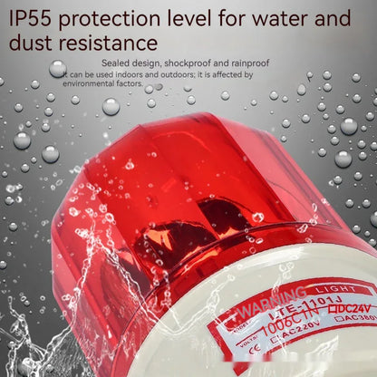 Warning Light LTE-1101J Sound And Light Alarm Rotation - THE MILE MAKER DRIVER SHOP