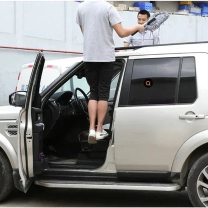 New Foldable Car Roof Rack Step Car Door Step Multifunction Universal Latch Hook Foot Pedal Aluminium Alloy Safety RV Car Accessories - THE MILE MAKER DRIVER SHOP