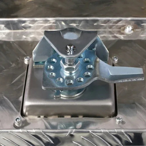 24inch Aluminum Tool Box,heavy Duty Truck Bed Tool Box,outdoor Trailer Pickup Storage Tool Box,RV Storage Organizer,underbody Box W Lock Keys,silver - THE MILE MAKER DRIVER SHOP