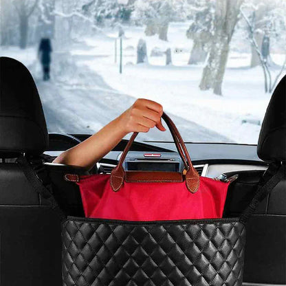 Car Storage Bag Handbag Holder Car Seat Storage Organizer Handbag Holder Auto Interior Stowing Tidying Car Middle Organizer - THE MILE MAKER DRIVER SHOP