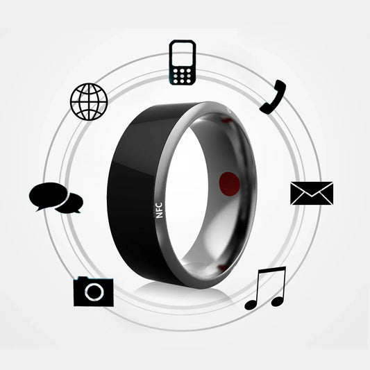 Smart Ring Wearable Device Multifunctional Black High-tech - THE MILE MAKER DRIVER SHOP
