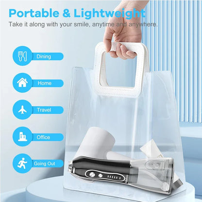 Water Dental Flosser Teeth Pick Portable Oral Irrigator With 5 Modes IPX7 - THE MILE MAKER DRIVER SHOP