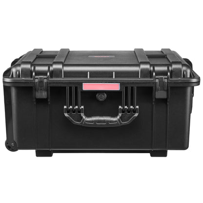 Weatherproof Hard Case, Heavy Duty Protective Dry Box Case With Pre-Cut Foam, Wheels Retractable Pull Handles For Travel, Hunt, Military, Tactical, IP67 Waterproof Case For Cameras - THE MILE MAKER DRIVER SHOP