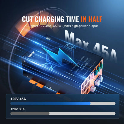 RV Converter 45 Amp 110V AC To 12V DC RV Power Converter Battery Charger - THE MILE MAKER DRIVER SHOP