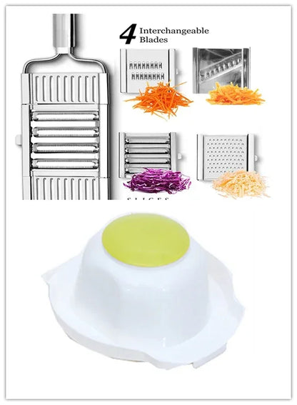 Stainless Steel Grater, Vegetable And Fruit Slicer, Peeler - THE MILE MAKER DRIVER SHOP
