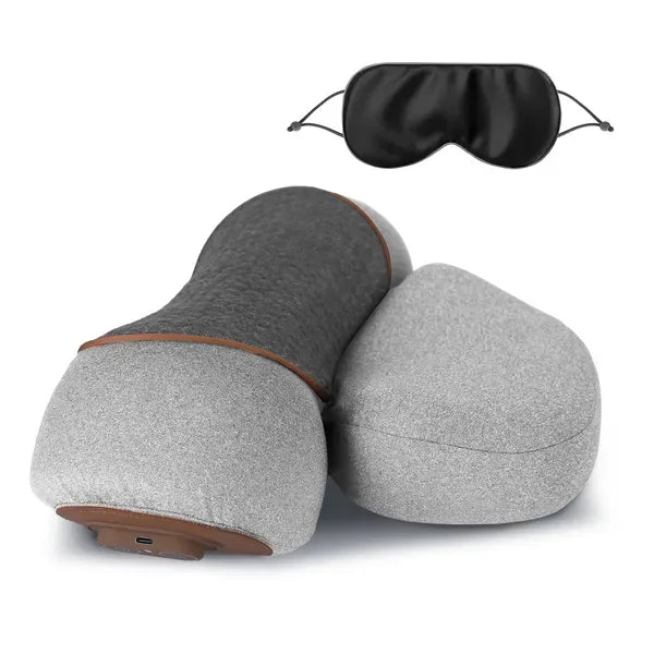 3 In 1 Neck Massager Pillow With Vibration Heating Therapy Airbag Stretching Memory Foam Fillings Ergonomic Cervical Massager With Portable Storage Bag Eye Mask GPCT5476 - THE MILE MAKER DRIVER SHOP