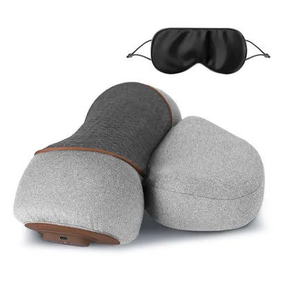 3 In 1 Neck Massager Pillow With Vibration Heating Therapy Airbag Stretching Memory Foam Fillings Ergonomic Cervical Massager With Portable Storage Bag Eye Mask GPCT5476 - THE MILE MAKER DRIVER SHOP