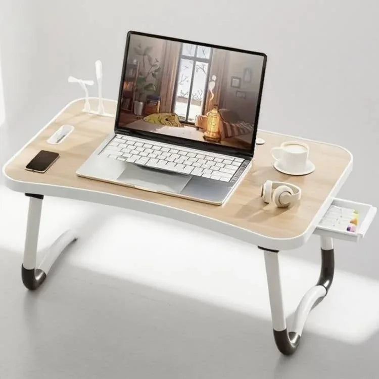 Injection Moulded Folding Table With Cup Holder - THE MILE MAKER DRIVER SHOP