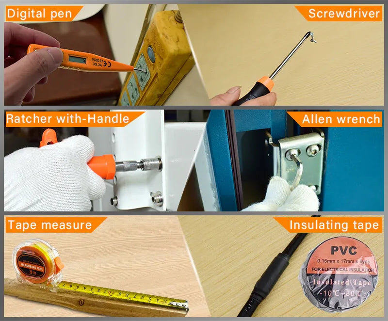 11 Piece Rubber Handle Woodworking Chisel Tool Set - THE MILE MAKER DRIVER SHOP