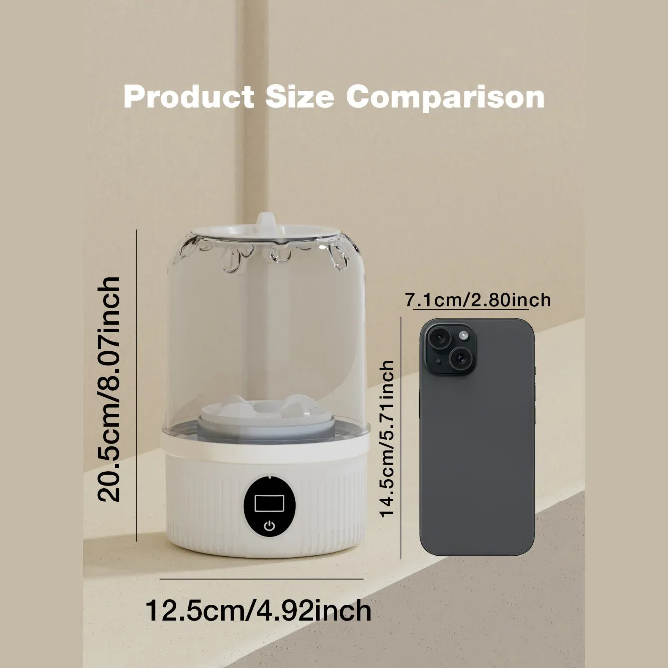 Portable Mini Washing Machine USB Rechargeable Travel Washer For Baby Clothes Underwear Socks Compact Foldable For RV Dorm Camping - THE MILE MAKER DRIVER SHOP