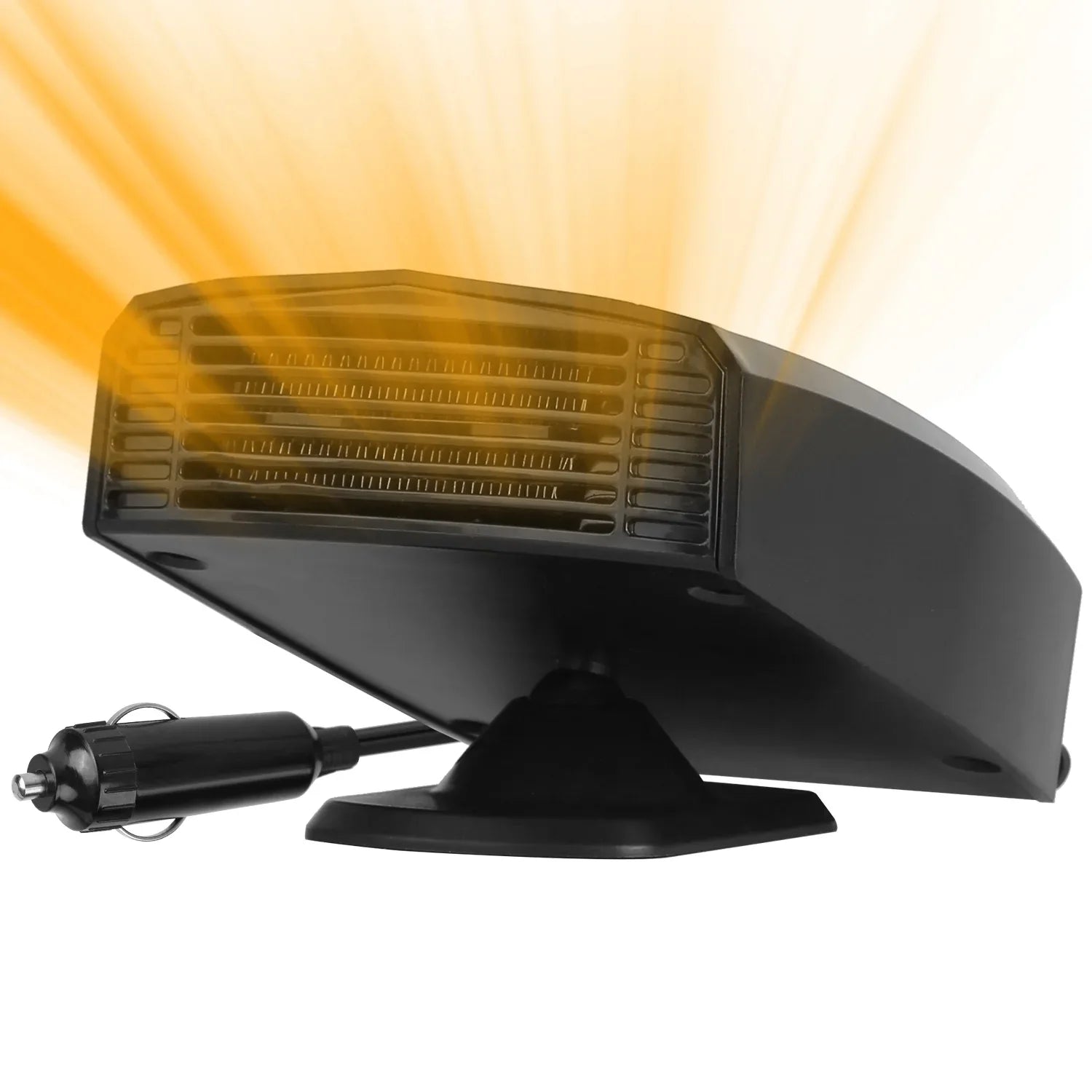 24V 180W OR 12V 150W Portable Car Heater Heating Fan 2 In 1 Defroster Defogger Demister Windshield Heater Automotive Cooling Fan With 360 Degree Rotating Base - THE MILE MAKER DRIVER SHOP