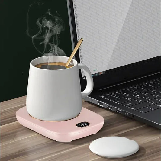 Electric Coffee Mug Warmer For Desk Auto Shut Off USB Tea Milk - THE MILE MAKER DRIVER SHOP