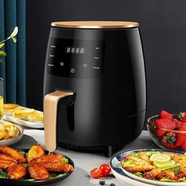 6L Air Fryer Large Capacity Digital Touch Screen Mulitifunction Oil Free Cooking - THE MILE MAKER DRIVER SHOP