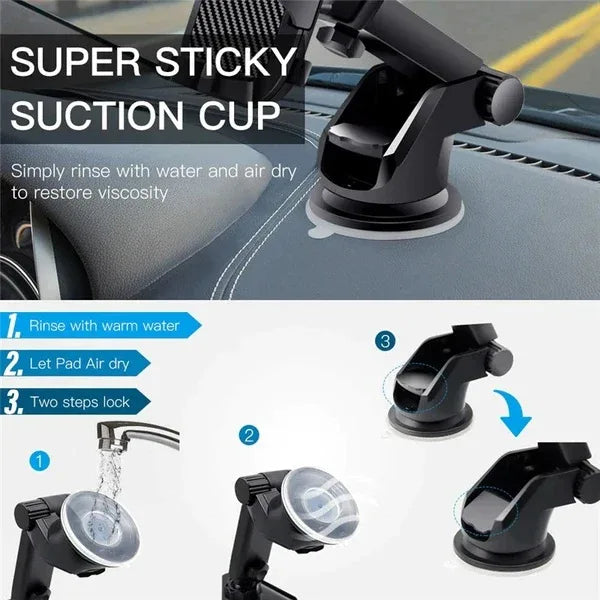 360Universal Mount Holder Car Stand Windshield For Mobile Cell Phone GPS - THE MILE MAKER DRIVER SHOP