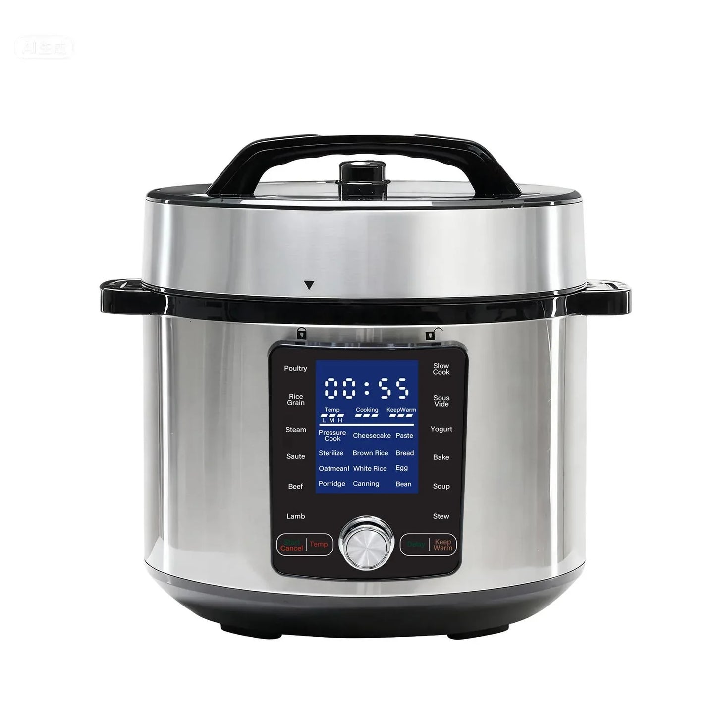 Electric Pressure Cooker, Stainless Steel Pot, Electric Pressure Multi-functional Pot, Cooking Pot - THE MILE MAKER DRIVER SHOP
