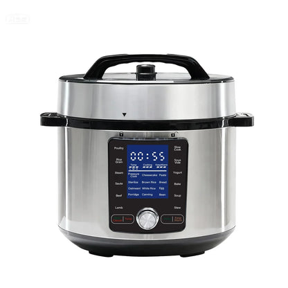 Electric Pressure Cooker, Stainless Steel Pot, Electric Pressure Multi-functional Pot, Cooking Pot - THE MILE MAKER DRIVER SHOP