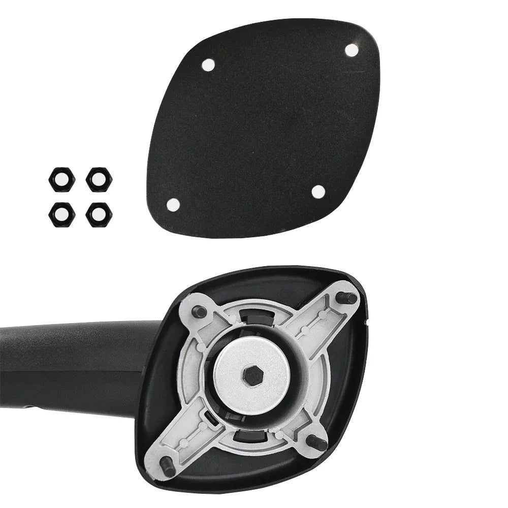 Black Hood Mirrors Compatible With Freightliner Cascadia 2008-2016 Driver Side - THE MILE MAKER DRIVER SHOP