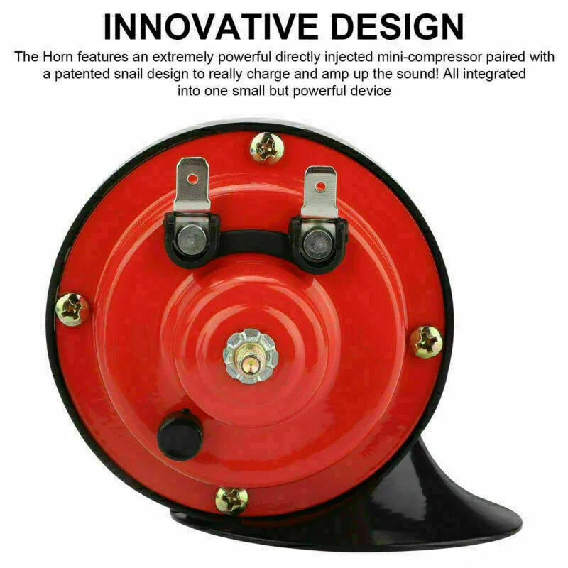 Latest 12V 300DB POWER Loud Train Horn Waterproof Motorcycle Car Truck SUV Boat - THE MILE MAKER DRIVER SHOP
