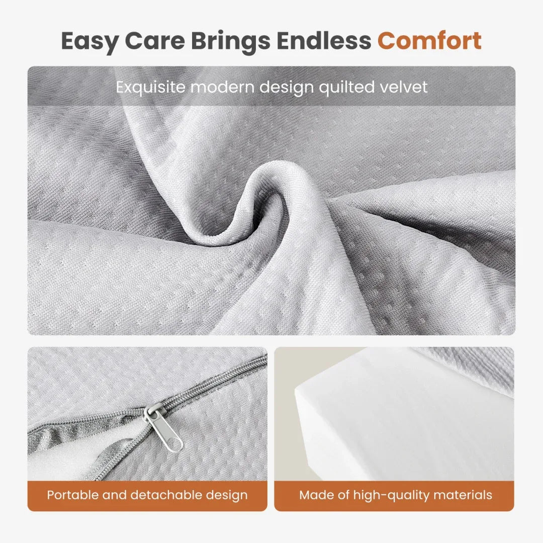 Bed Wedge Pillow With Headboard - High-density Foam Fills The Gap Between The Mattress And The Headboard - THE MILE MAKER DRIVER SHOP