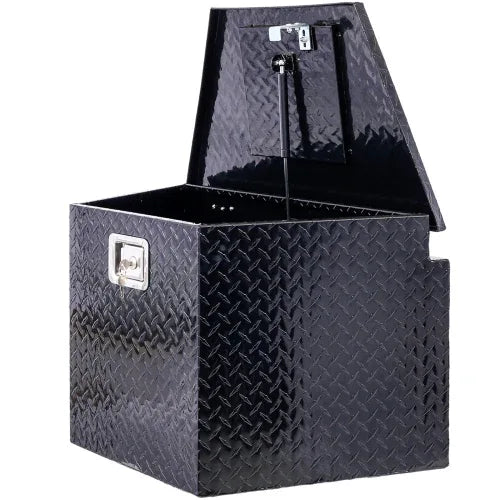 29inch Aluminum Tool Box,heavy Duty Truck Bed Tool Box,outdoor Trailer Pickup Storage Tool Box,RV Storage Organizer,underbody Box W Lock Keys,black 29x16.5x18.5inch - THE MILE MAKER DRIVER SHOP