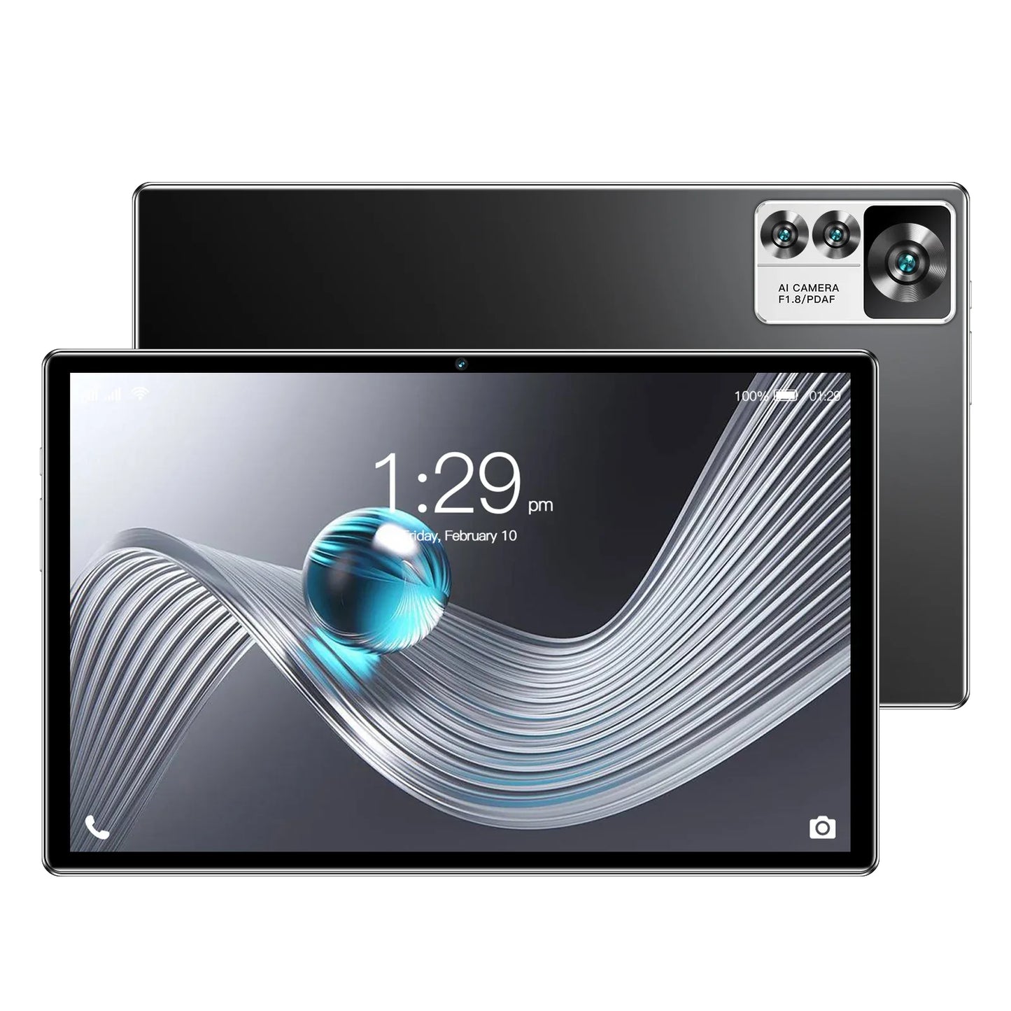 Tablet 10.1 Inch Android Tablets, Android 13 Tablet Quad Core 8GB RAM 256GB ROM, 24MP Camera, 8000mAh Long Battery Life - THE MILE MAKER DRIVER SHOP