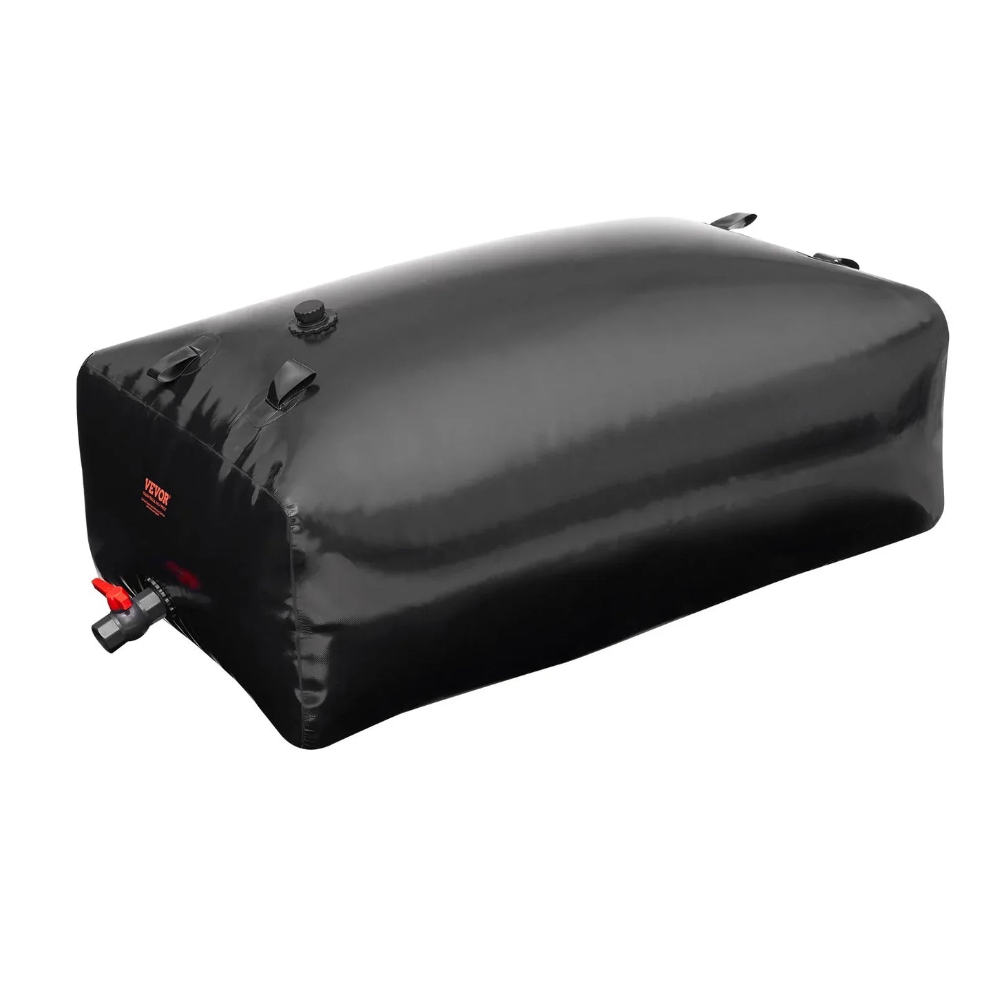 VEVOR Portable Water Storage Bladder 142.7 Gal PVC Collapsible Water Tank Black - THE MILE MAKER DRIVER SHOP