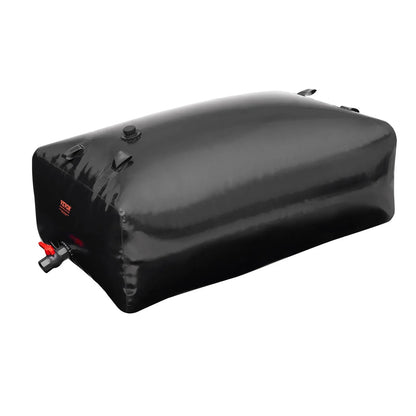VEVOR Portable Water Storage Bladder 142.7 Gal PVC Collapsible Water Tank Black - THE MILE MAKER DRIVER SHOP