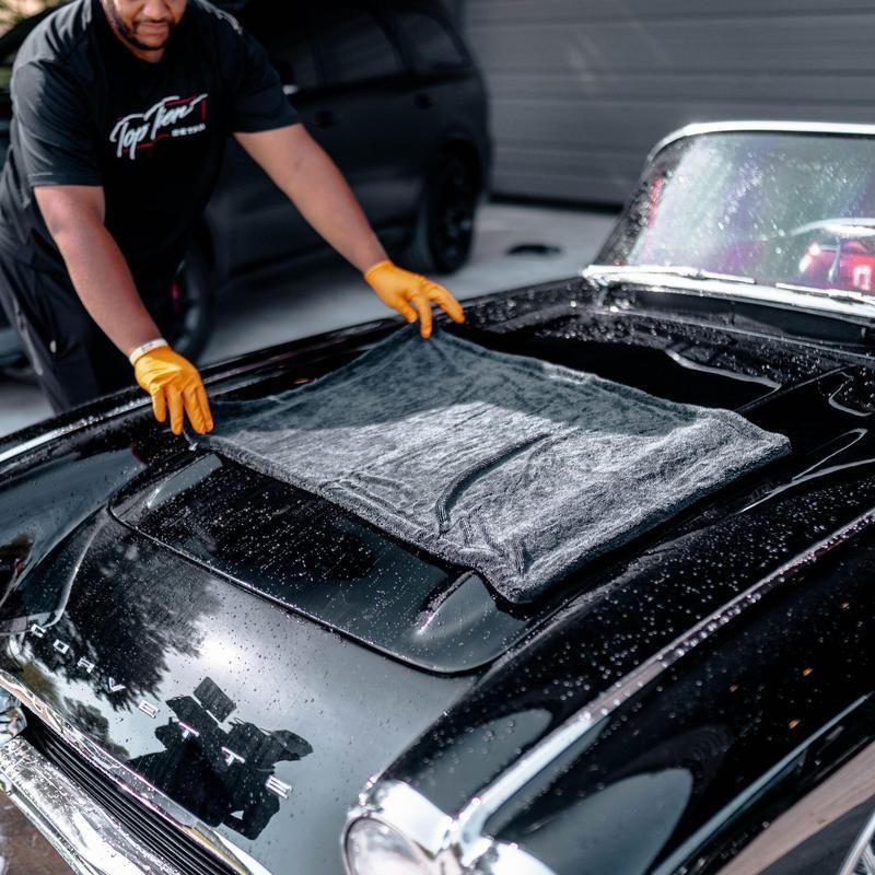 15x15in And 24x36in YISLU Drying Towel - Super Absorbent Car Drying Towel, Woven With Twisted Microfiber, 1300 GSM High Quality Microfiber 70 30 Mixed Twisted Microfiber - THE MILE MAKER DRIVER SHOP