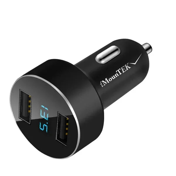 Dual USB Car Charger Adapter Aluminum Alloy Fast Car Charging - THE MILE MAKER DRIVER SHOP