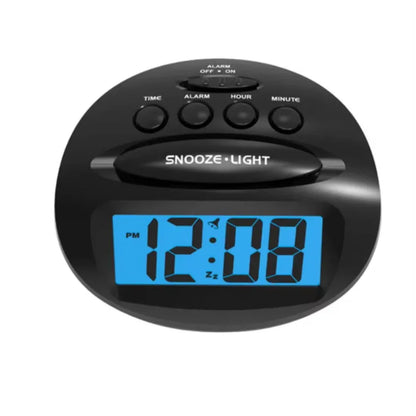 Bedroom Nap With LCD Backlit Clock, Small Travel Clock, Battery Alarm Clock - THE MILE MAKER DRIVER SHOP