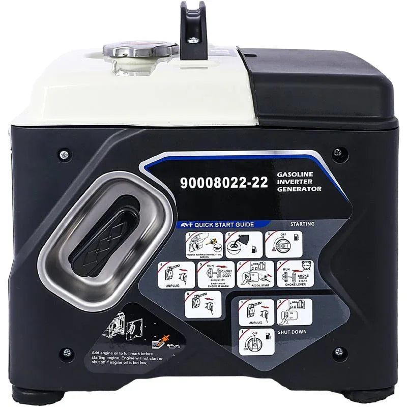 Portable 1200W Ultra-quiet Gas Engine Inverter Generator, EPA-compliant, With Eco-mode Function, Ultra-lightweight, Suitable For Home Backup And Camping - THE MILE MAKER DRIVER SHOP