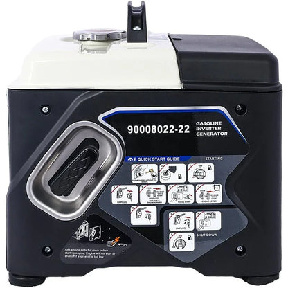 Portable 1200W Ultra-quiet Gas Engine Inverter Generator, EPA-compliant, With Eco-mode Function, Ultra-lightweight, Suitable For Home Backup And Camping - THE MILE MAKER DRIVER SHOP