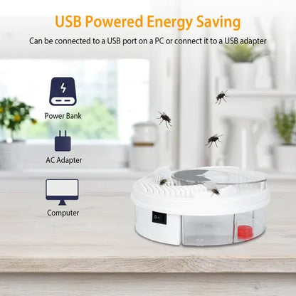 USB Powered Automatic Electric Fly Trap - THE MILE MAKER DRIVER SHOP