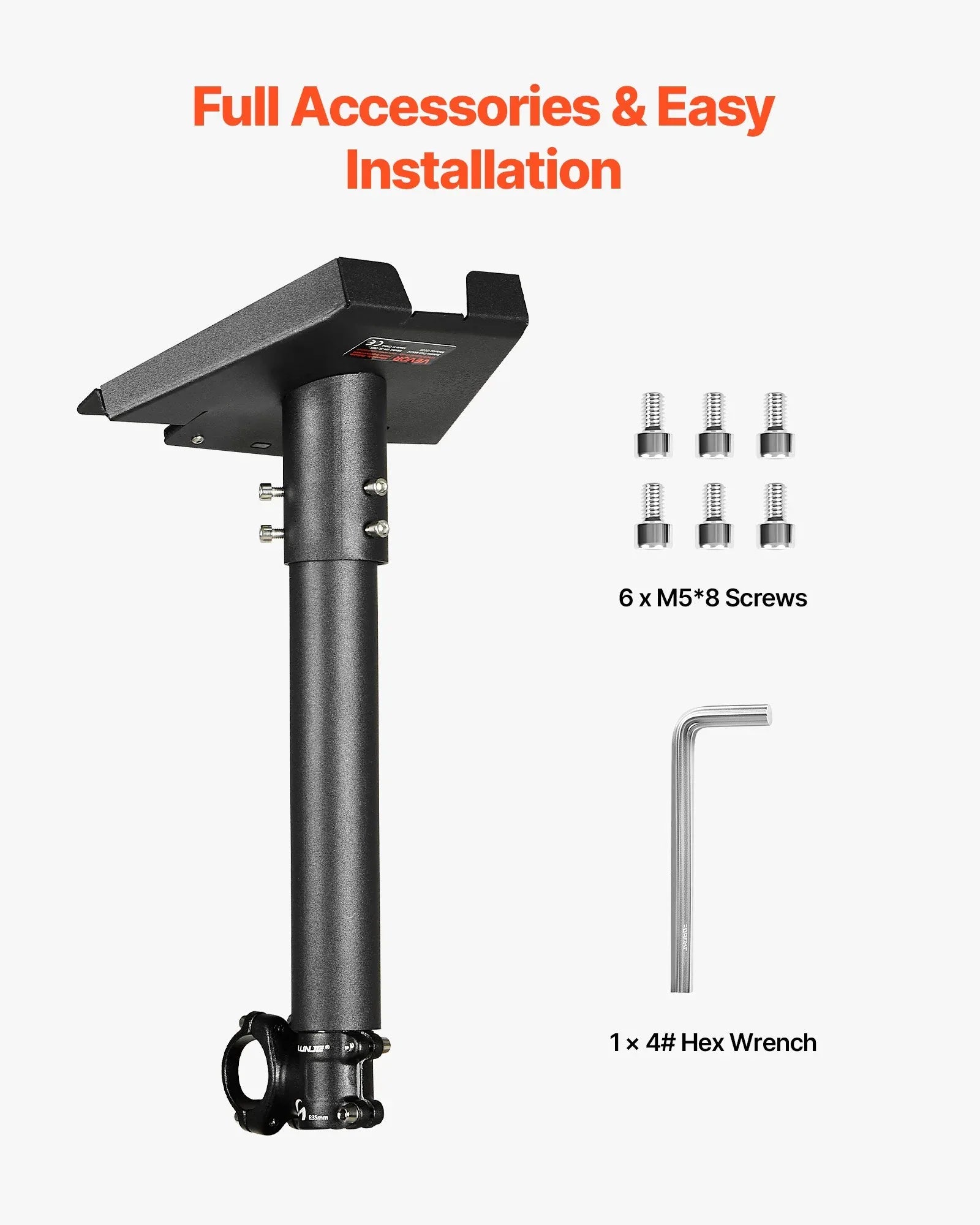 Starlink RV Ladder Mount 360°Adjustable Extra Short Starlink For Gen 3 - THE MILE MAKER DRIVER SHOP