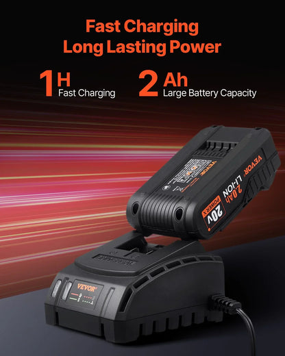 Tool Combo Kit Max 20V Cordless 2-Tool Power Combo Kit With 2.0 Ah Batteries - THE MILE MAKER DRIVER SHOP