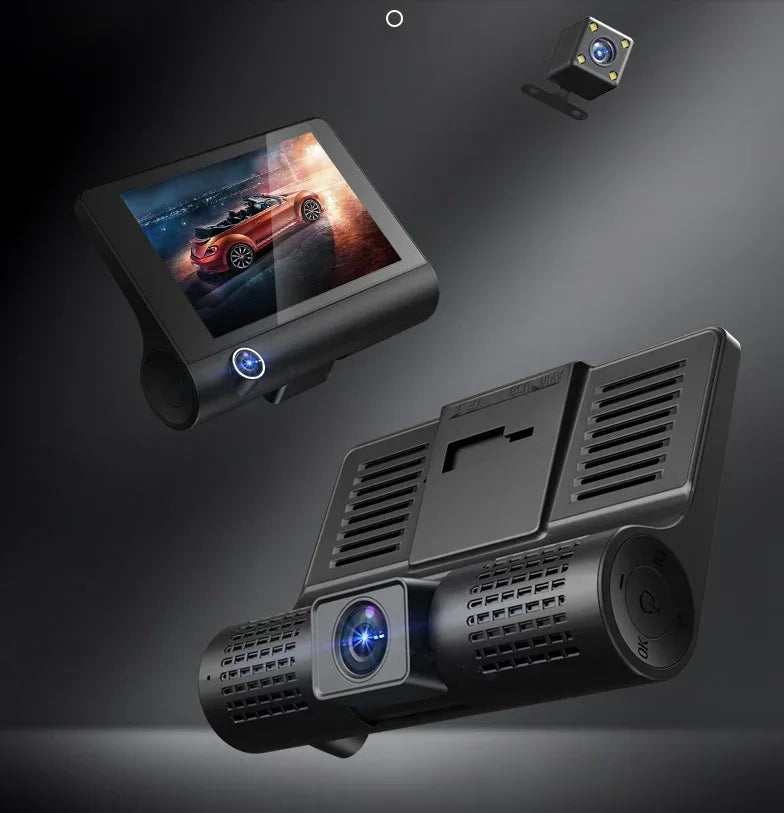 1080P High-definition Three-record Driving Recorder - THE MILE MAKER DRIVER SHOP