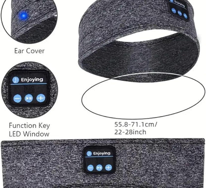 Bluetooth Sleep Hood Headphones Wireless Music Sports Headband - THE MILE MAKER DRIVER SHOP