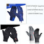 Outdoor Waterproof Gloves Touch Screen Windproof Riding Zipper Sports Winter Warm Fleece Mountaineering Gloves - THE MILE MAKER DRIVER SHOP