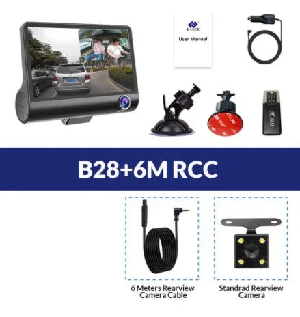 1080P High-definition Three-record Driving Recorder - THE MILE MAKER DRIVER SHOP