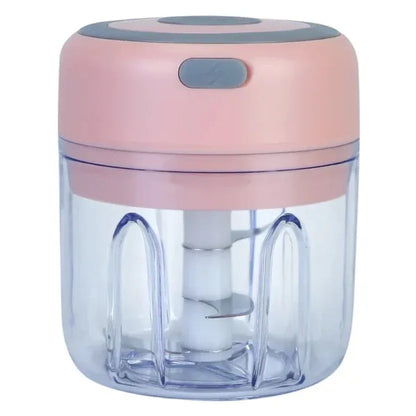 Mini Electric Garlic Chopper Ginger Chopper With 8.45OZ Capacity Cordless Garlic Mincer Food Chopper - THE MILE MAKER DRIVER SHOP