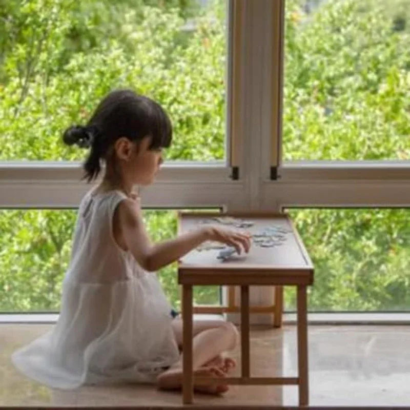 Bamboo Folding Table Coffee Table, Tatami Windowsill Low Table Bedside Table, Portable Tea Tray For Bedroom Living Room Home Office. - THE MILE MAKER DRIVER SHOP