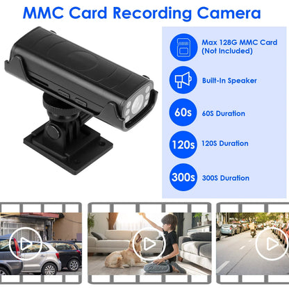 1Pc Wireless Camera Reverse Hitch Guide Camera Vehicle Backup Rechargeable Camera With Flexible Adhesive Base Night Vision For Car RVs Trailer Truck - THE MILE MAKER DRIVER SHOP