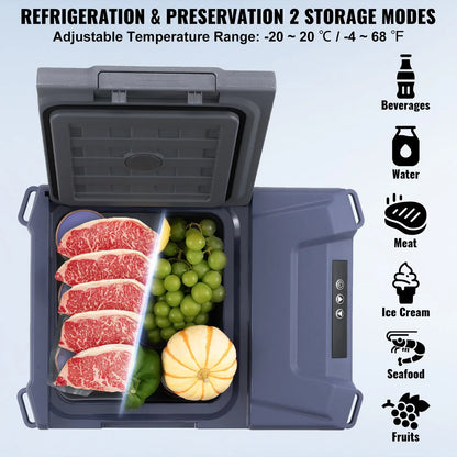 Portable Car Refrigerator Freezer Compressor 9 L Single Zone For Car Home - THE MILE MAKER DRIVER SHOP