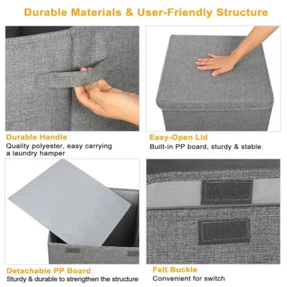 Foldable Laundry Hampers Washing Clothes Laundry Basket - THE MILE MAKER DRIVER SHOP