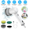 1Set Electric Handheld Spin Scrubber Cordless Cleaning Brush With 2 Rotating Speeds 3 Cleaning Brushes Rechargeable Shower Scrubber For Kitchen Dish Bathtub Sink Tile - THE MILE MAKER DRIVER SHOP