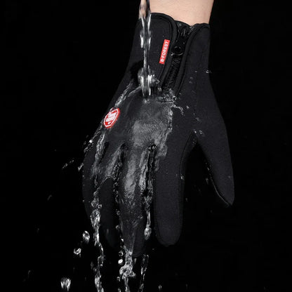 Winter Gloves Touch Screen Riding Motorcycle Sliding Waterproof Sports Gloves With Fleece - THE MILE MAKER DRIVER SHOP