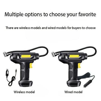 Car Tire Inflator Wireless Intelligent Digital Display Portable Handheld Car Inflator Bicycle - THE MILE MAKER DRIVER SHOP